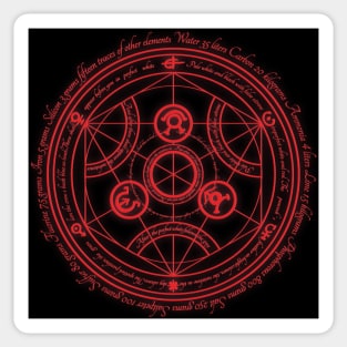 Human Transmutation Circle Sticker